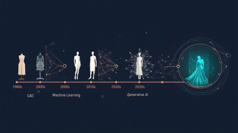 The Evolution of AI in Fashion Design History