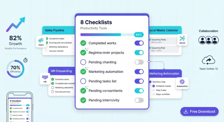 8 Free Interactive Business Checklists to Boost Your Productivity