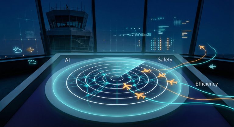 AI in Air Traffic Control: Enhancing Safety