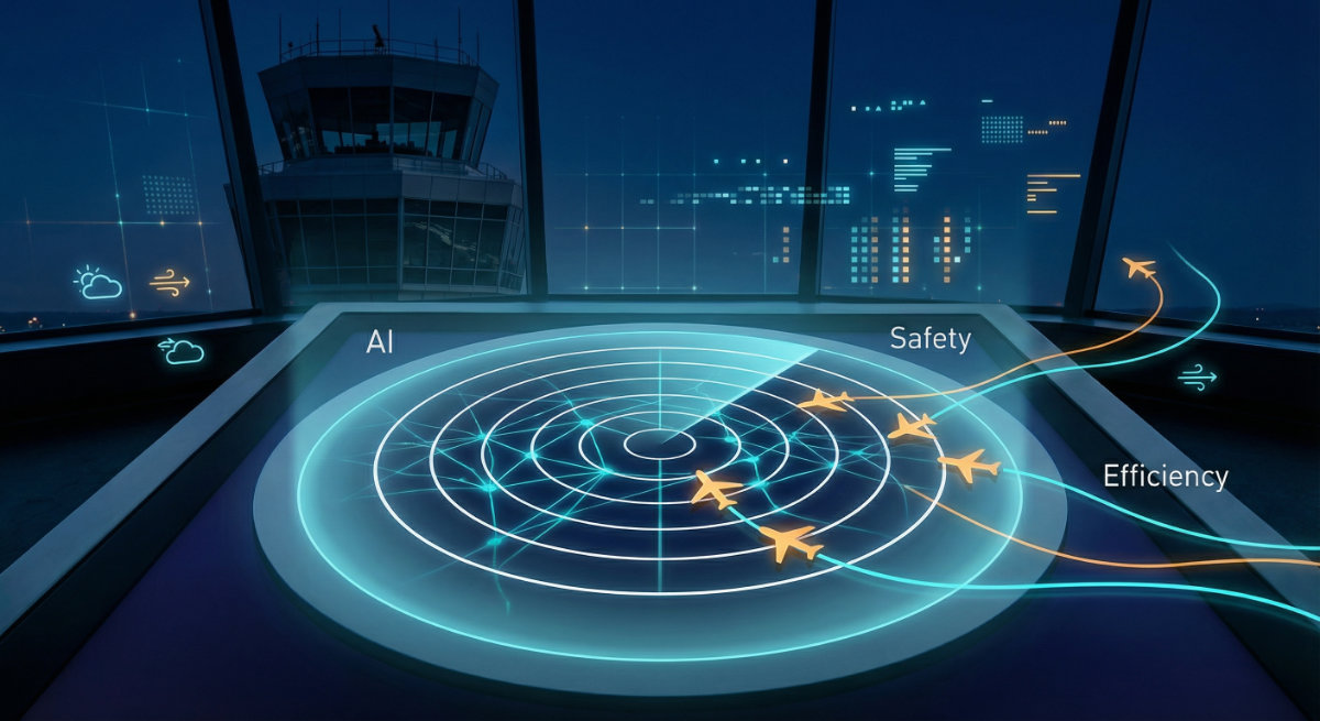 AI in Air Traffic Control: Enhancing Safety