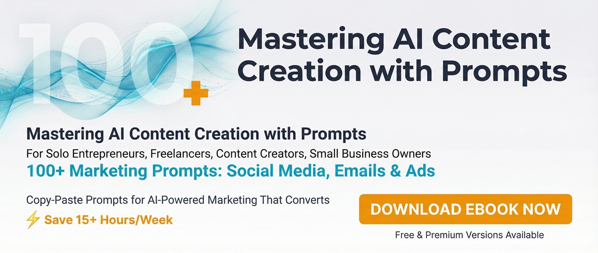 00+ Marketing Prompts: Social Media, Emails & Ads
Copy-Past Prompts for AI-Powered Marketing That Converts
Download Now—Available in Free & Premium Version 