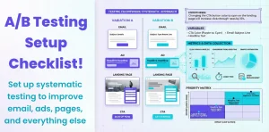 AB TESTING SETUP CHECKLIST