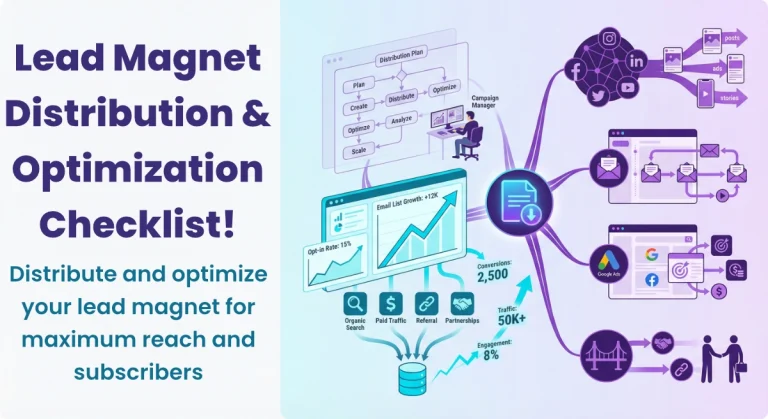 LEAD MAGNET DISTRIBUTION & OPTIMIZATION CHECKLIST