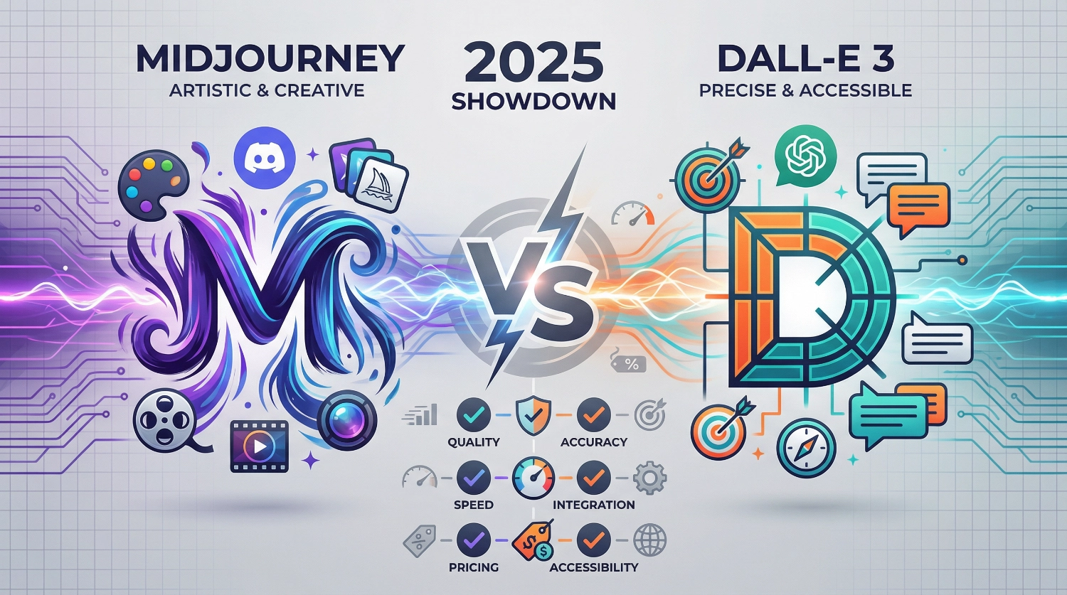 Midjourney vs DALL-E 3: Which AI Generator Wins in 2025?