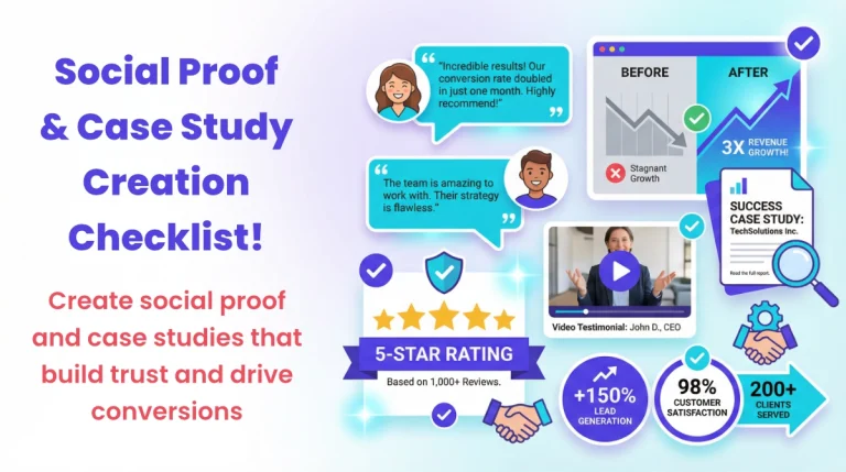 SOCIAL PROOF & CASE STUDY CREATION CHECKLIST