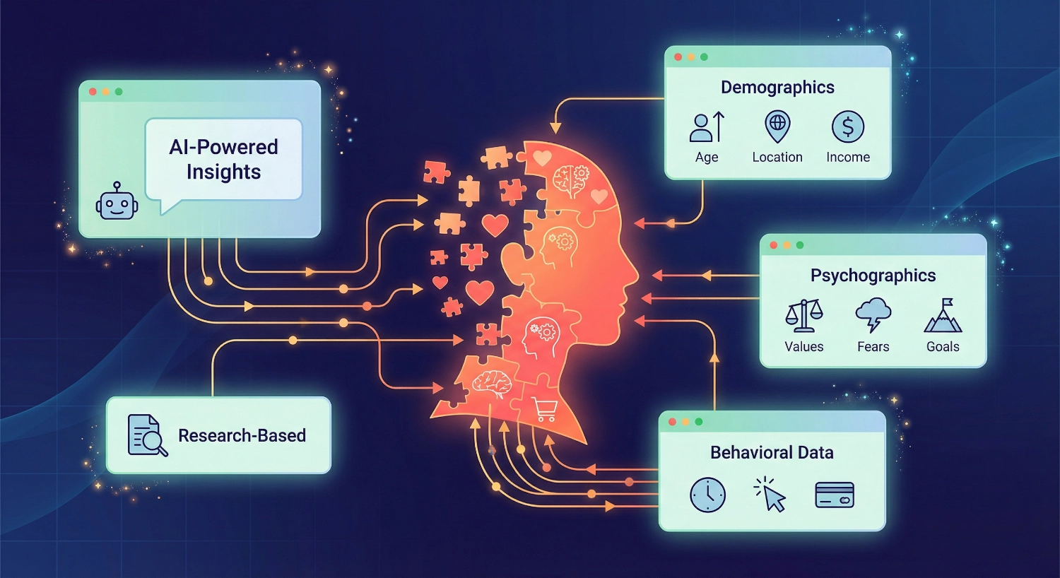 How to Build Research‑Based Audience Personas Using AI