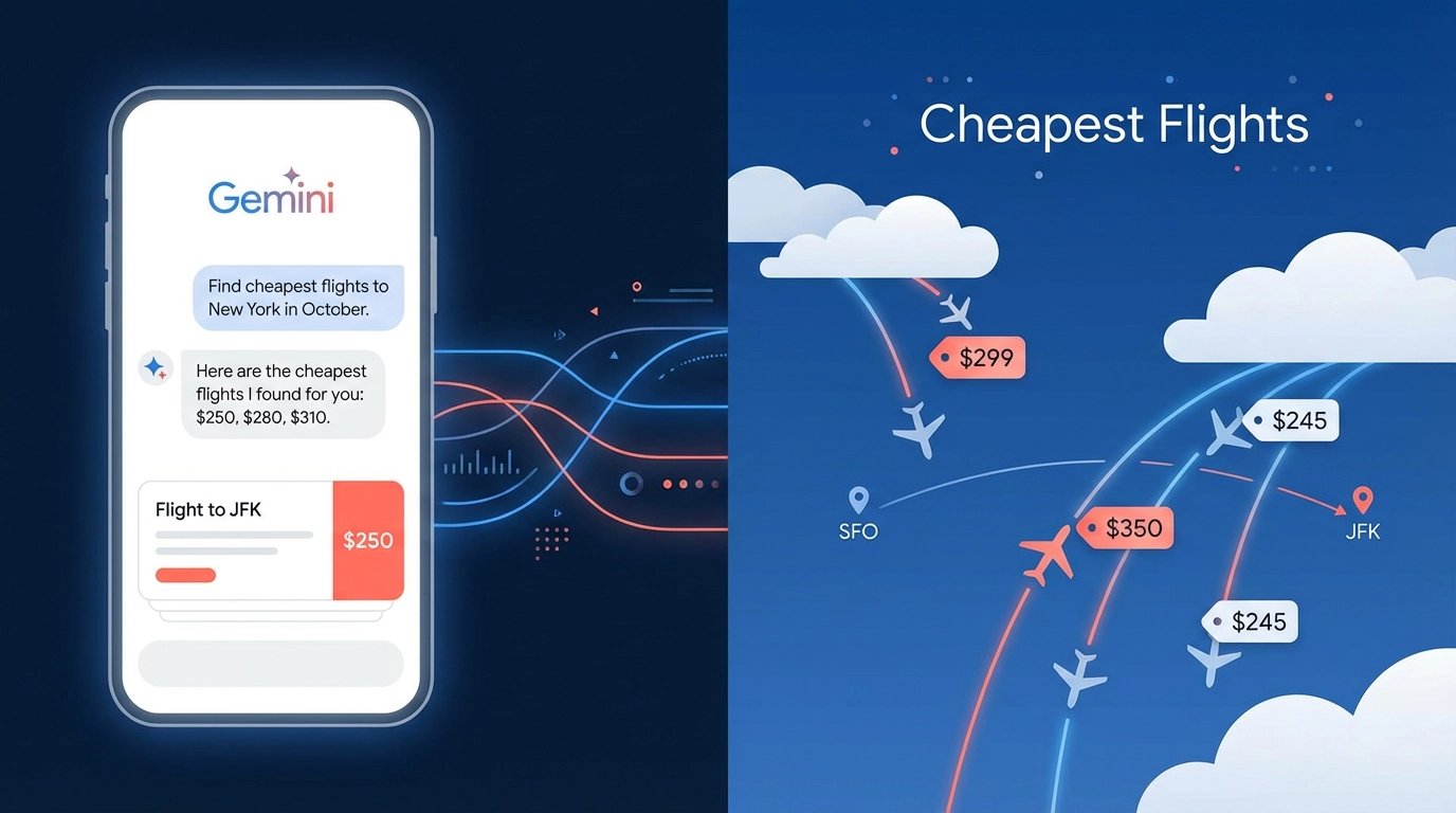 Google's Gemini AI can help you find the cheapest flights possible