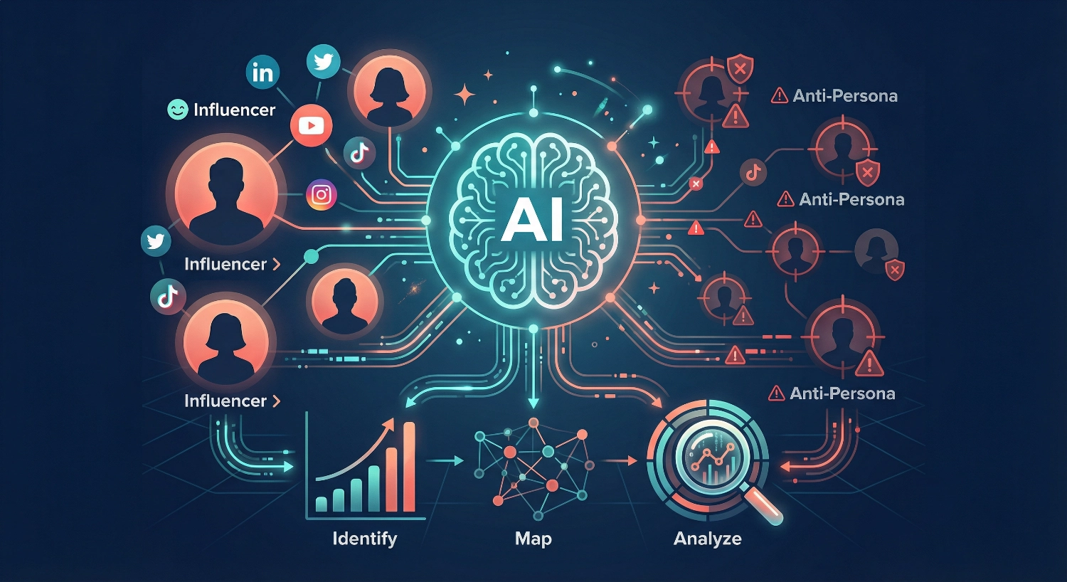 How to Identify Influencers & Anti-Personas Using AI