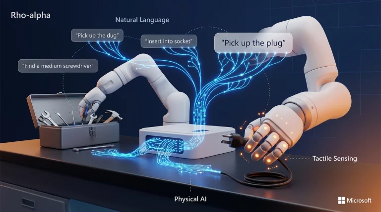 Microsoft's Rho-alpha: Robots That Learn Like Humans