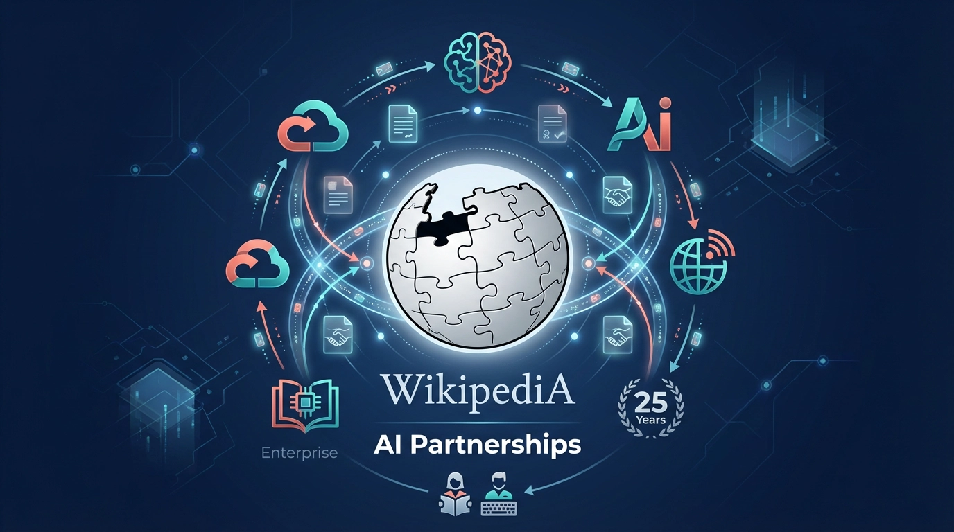 Wikipedia Formalizes Paid AI Partnerships with Tech Giants