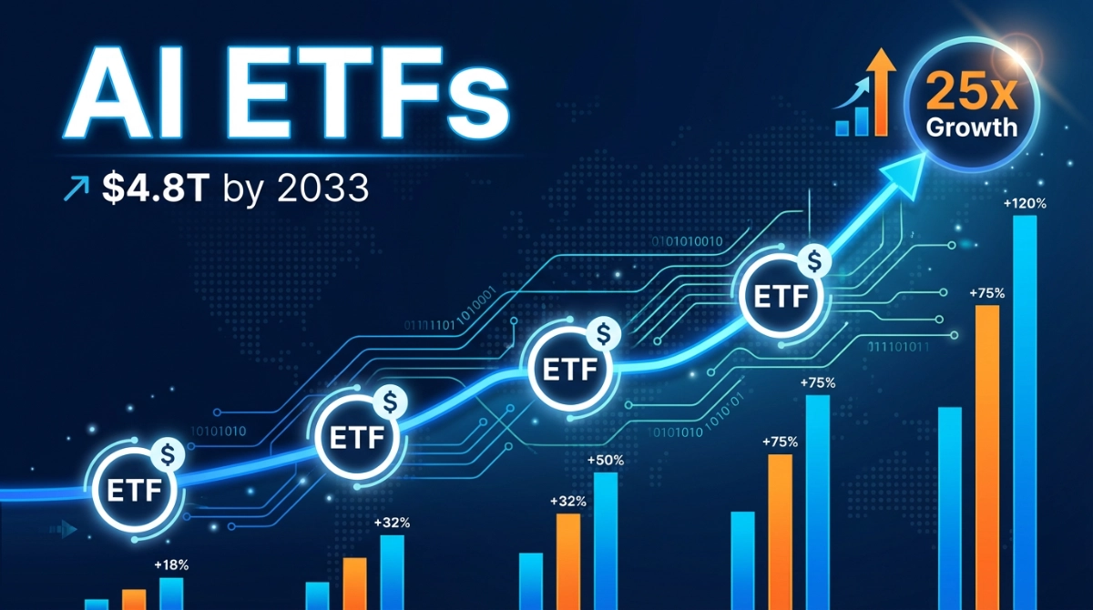 Top 5 AI ETFs As Market Eyes $5 Trillion Milestone