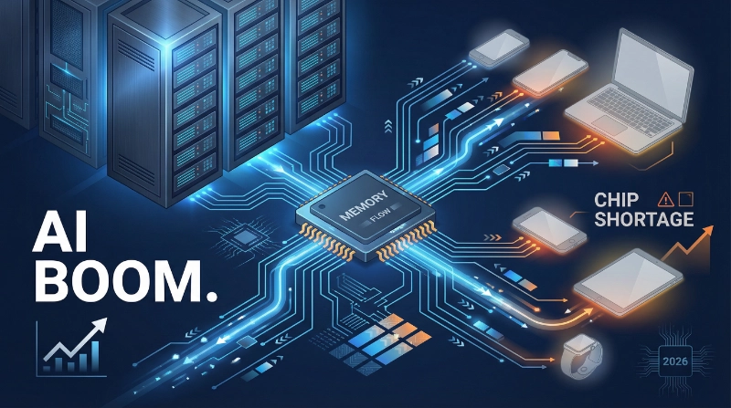 AI Infrastructure Boom Triggers Massive Tech Shortage Across Consumer Electronics